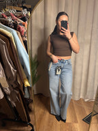 Crystal strasszköves farmernadrág Lárka Fashion