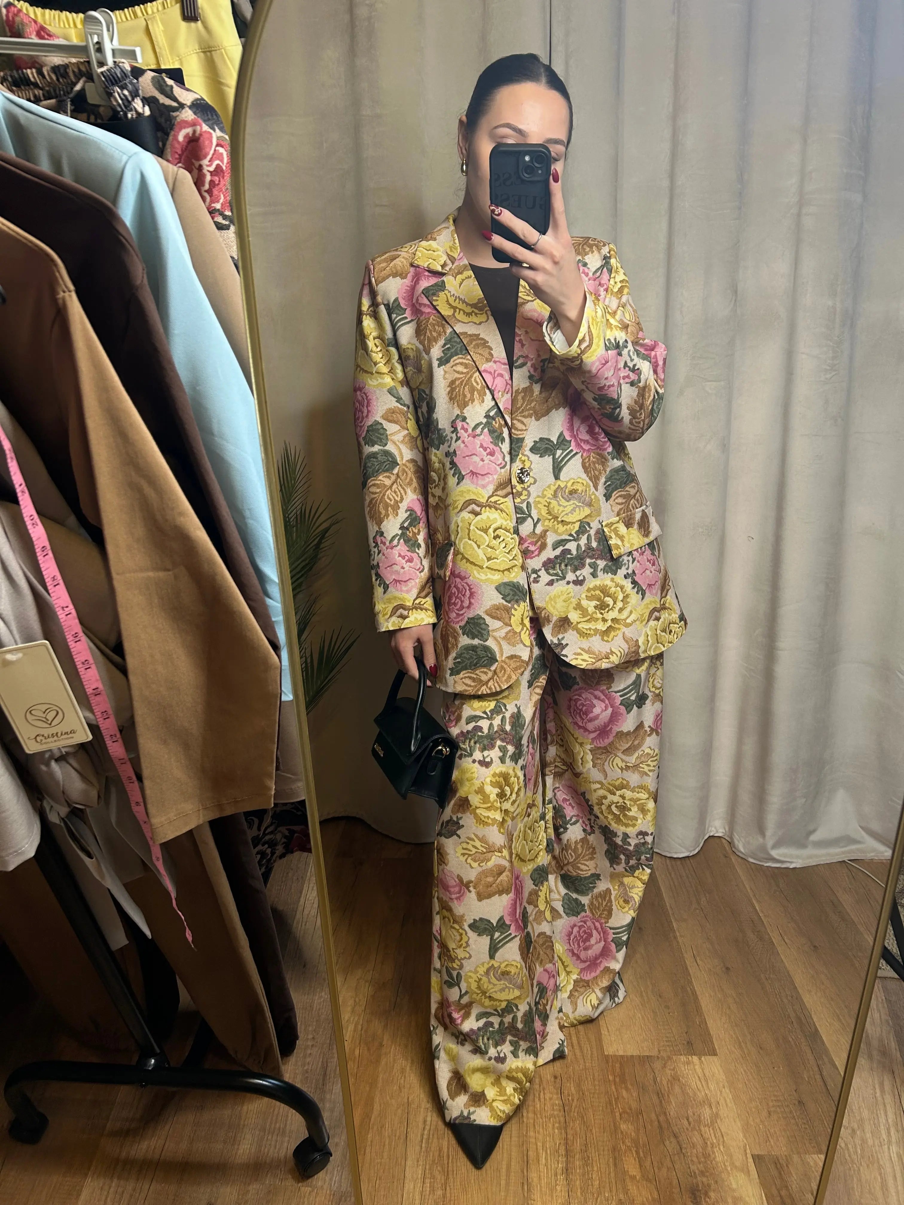 Garden blézer-nadrág szett Lárka Fashion